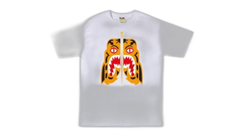 BAPE Colors Tiger Tee Tee Black