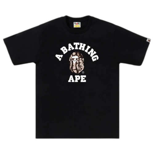 BAPE Trial Camo College Tee 'Black/Beige'
