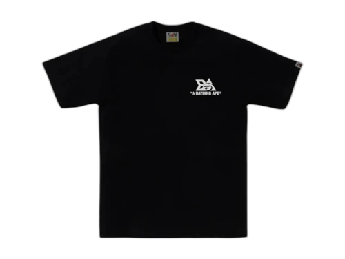 BAPE Reflector Tech Logo Tee Black