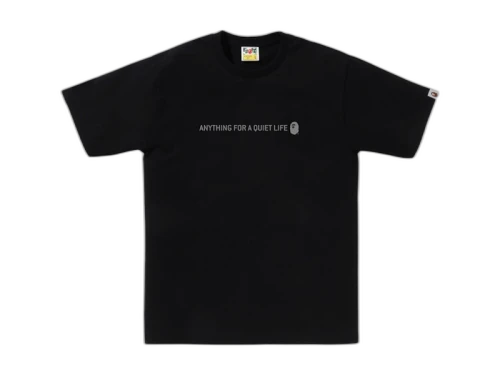 BAPE Reflector Equipment Center Logo Tee Black
