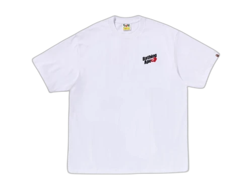 BAPE Bathing Ape Logo Relaxed Fit Tee Brown