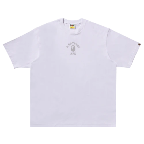 BAPE College Relaxed Fit Tee 'White'
