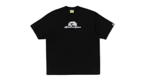 BAPE Raindrop Ape Head Logo Relaxed Fit Tee Blue