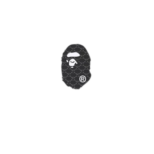 BAPE College Monogram Ape Head Relaxed Fit Tee 'White'