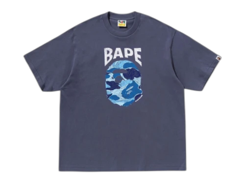 BAPE ABC Camo Hand Draw Ape Head Relaxed Fit Tee White