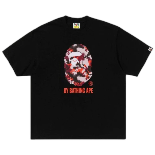 BAPE Map Camo By Bathing Ape Relaxed Fit Tee 'Black'