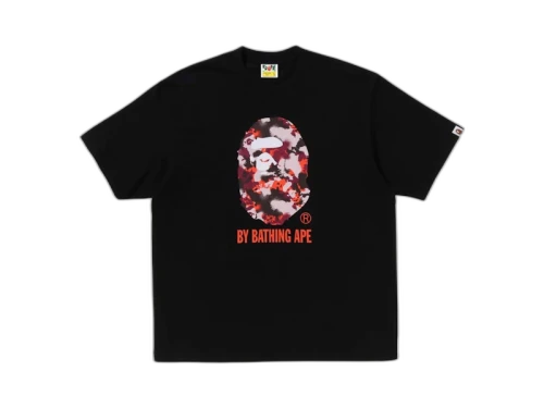 BAPE Map Camo By Bathing Ape Relaxed Fit Tee Black