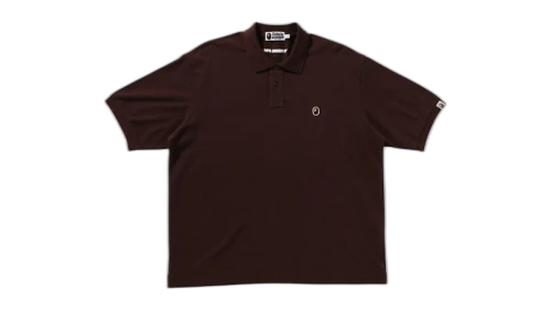 BAPE One Point Relax Fit Polo Shirt Brown