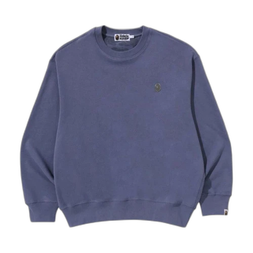 BAPE One Point Relax Fit Crewneck Sweatshirt 'Charcoal'