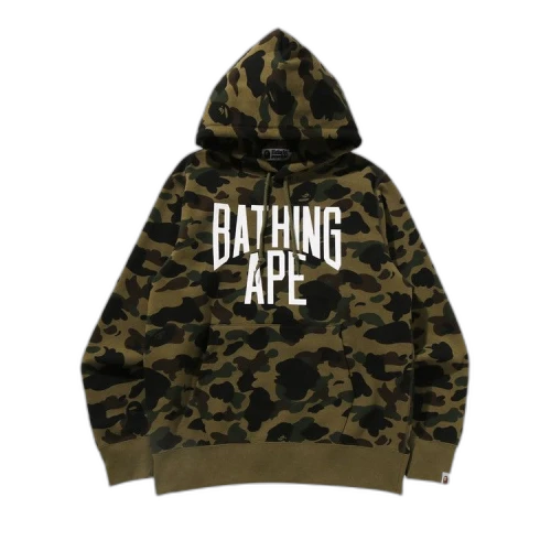 BAPE 1st Camo Pullover Hoodie 'Green'