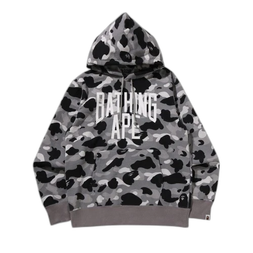 BAPE 1st Camo Pullover Hoodie 'Grey'