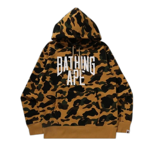 BAPE 1st Camo Pullover Hoodie 'Yellow'