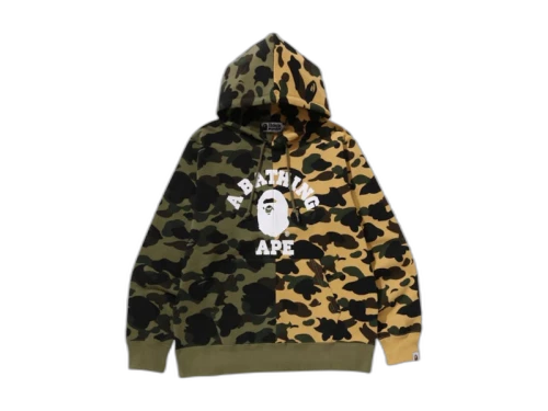 BAPE 1st Camo Separate Pullover Hoodie Green