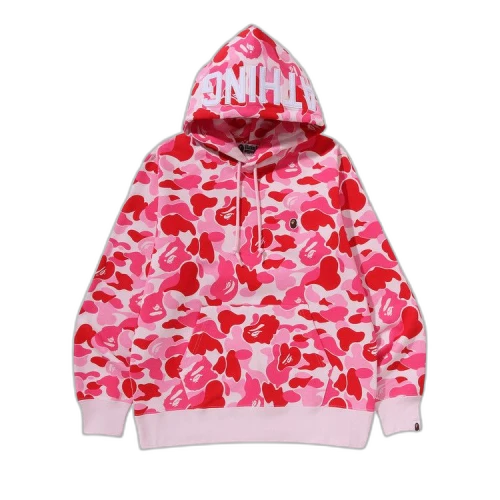 BAPE ABC Camo Pullover Hoodie 'Pink'