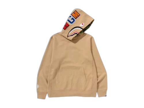 BAPE ABC Camo Shark Pullover Hoodie (SS25) Gray