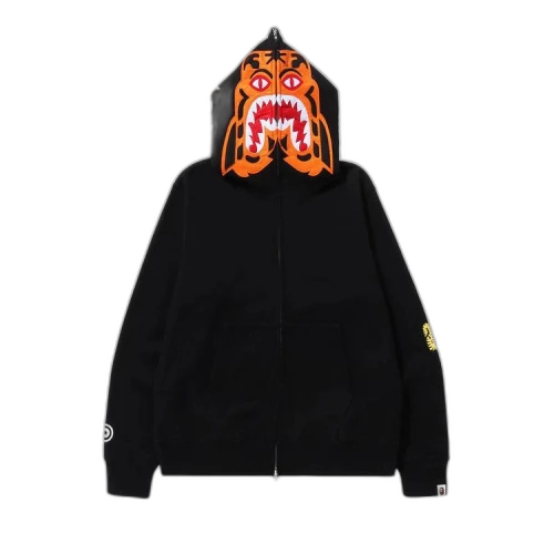BAPE Tiger Full Zip Hoodie 'Black'