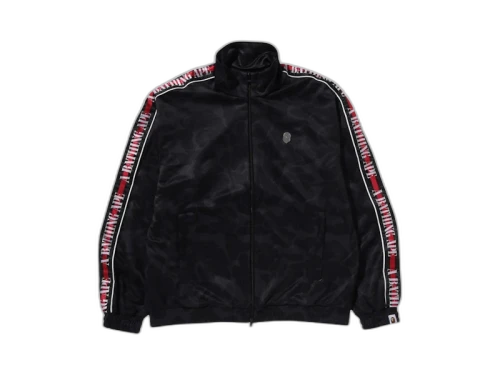 BAPE Solid Camo One Point Track Jacket Black
