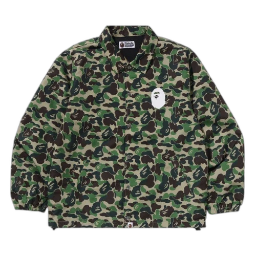 BAPE ABC Camo NYC Logo Coach Jacket 'Green'