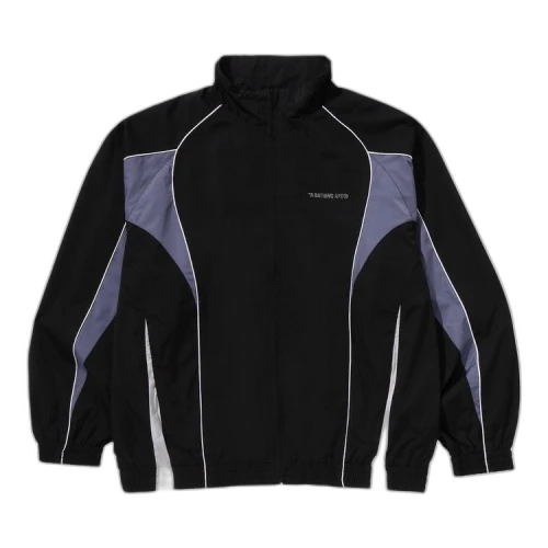 BAPE Bathing Ape Logo Nylon Track Jacket 'Black'