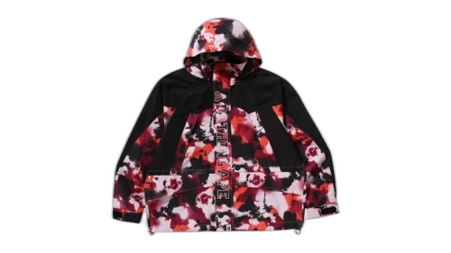 BAPE Map Camo Snowboard Jacket Jacket Red