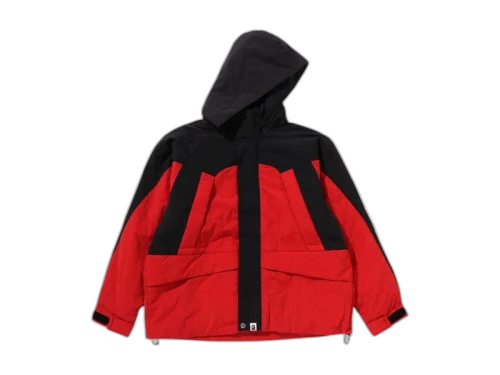 BAPE Nylon Snowboard Padded Jacket Black/Red