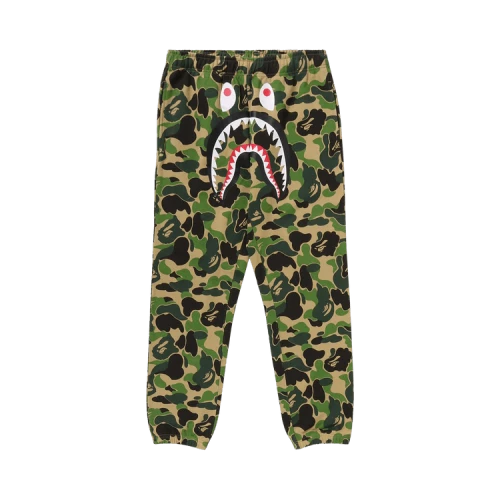 BAPE ABC Camo Shark Regular Fit Sweatpants 'Green'