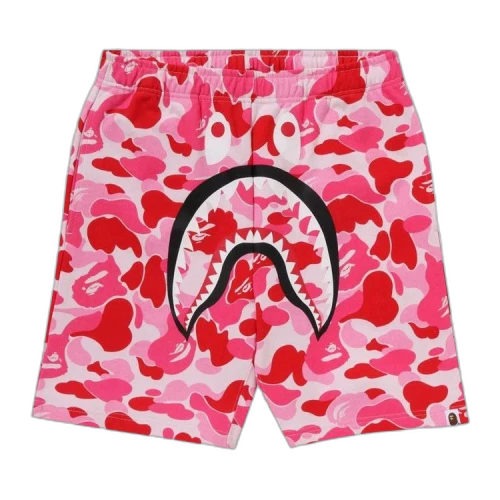 BAPE ABC Camo Shark Sweatshorts 'Pink'