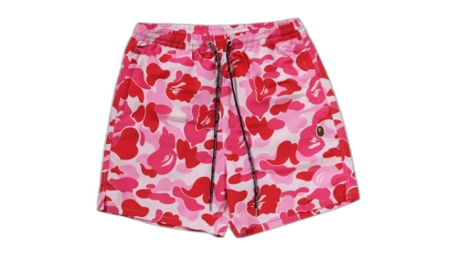 BAPE ABC Camo One Point Relaxed Fit Water Shorts Blue