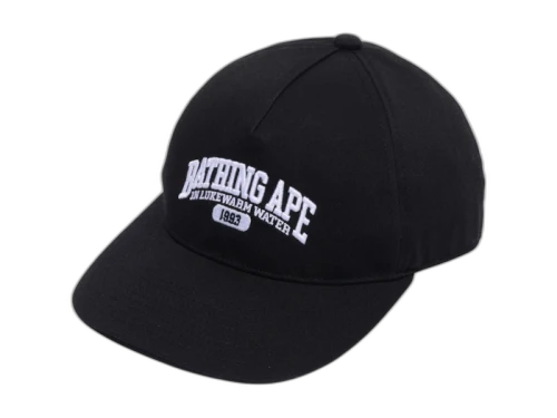 BAPE Logo Trucker Cap Black