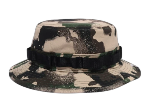 BAPE Map Camo Military Hat Green