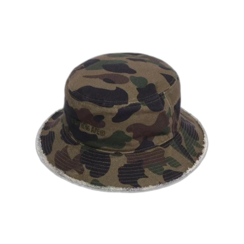 BAPE 1st Camo Buckle Hat 'Green'