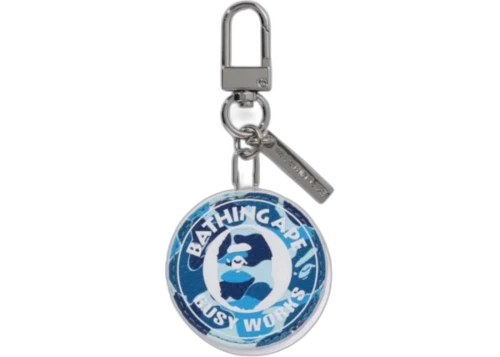 BAPE Abc Camo Busy Works Keychain Keychain Blue