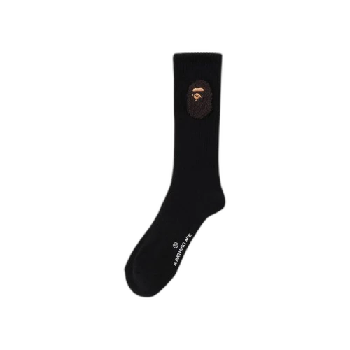 BAPE Balloon Yarn Ape Head Socks 'Black'
