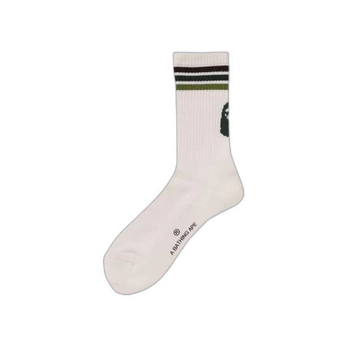 BAPE Line Socks 'Green'