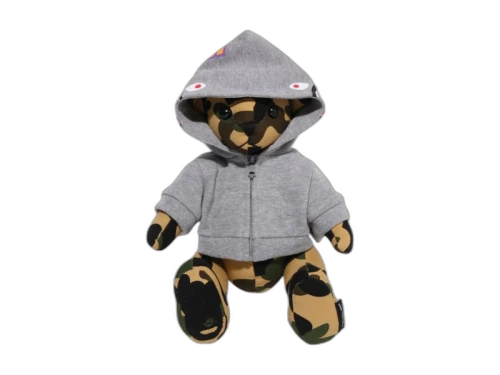BAPE 1st Camo Bear Plush 35CM Doll Multicolor