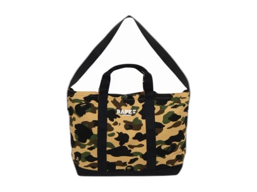 BAPE 1st Camo 2Way Tote Bag Yellow