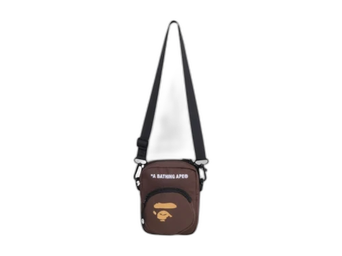BAPE Ape Head Mini Bag Brown