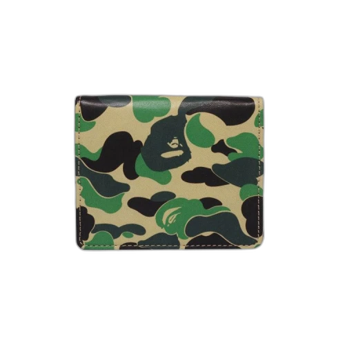 BAPE ABC Camo Coin Case 'Green'
