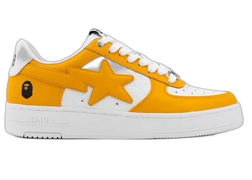 A Bathing Ape Bape Sta Low #3 White Orange Cloud Camo