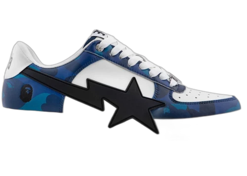 A Bathing Ape Bape Sta Low OS #1 Color Camo Blue White