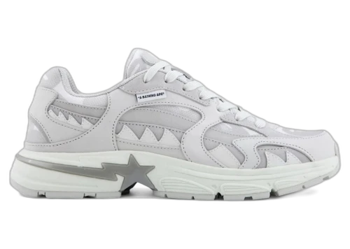 BAPE A Bathing Ape Shark Sta #1 White