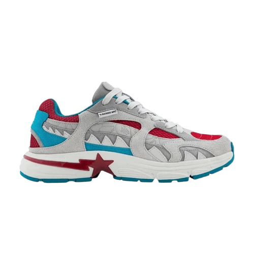 BAPE Shark Sta #2 'Grey Blue Red'