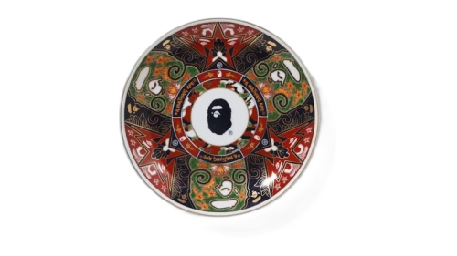 BAPE Porcelain Ornamental Plate Multicolor
