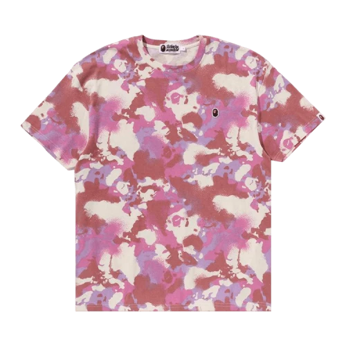 BAPE Map Camo Oversized Tee 'Pink'
