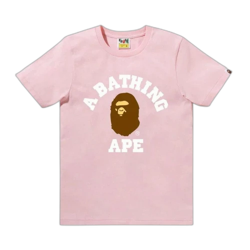 BAPE College Tee 'Pink'