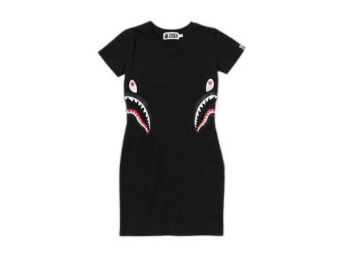 BAPE Women's Shark Jersey Dress Black