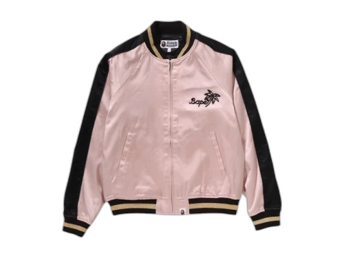 BAPE Women's Neon Ape Head Souvenir Jacket Multicolor