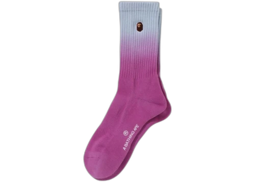 BAPE Women's One Point Gradation Socks Blue