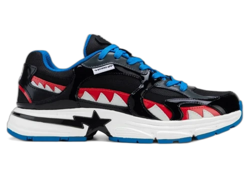BAPE A Bathing Ape Shark Sta #3 Black