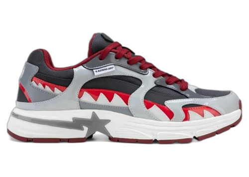 BAPE A Bathing Ape Shark Sta #3 Gray